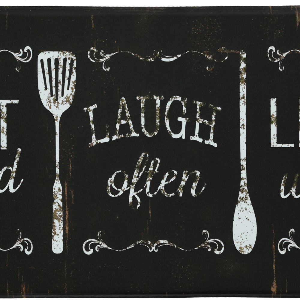 Eat Laugh Live Antifatigue Kitchen Mats