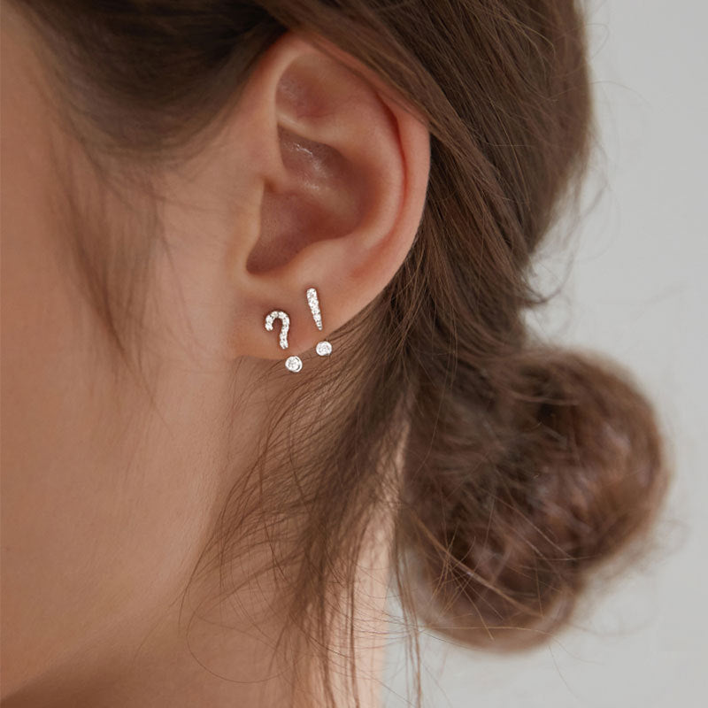 Sterling-Silver-Punctuation-Mark-Earrings-With-Crystals-From-Swarovski-Earrings