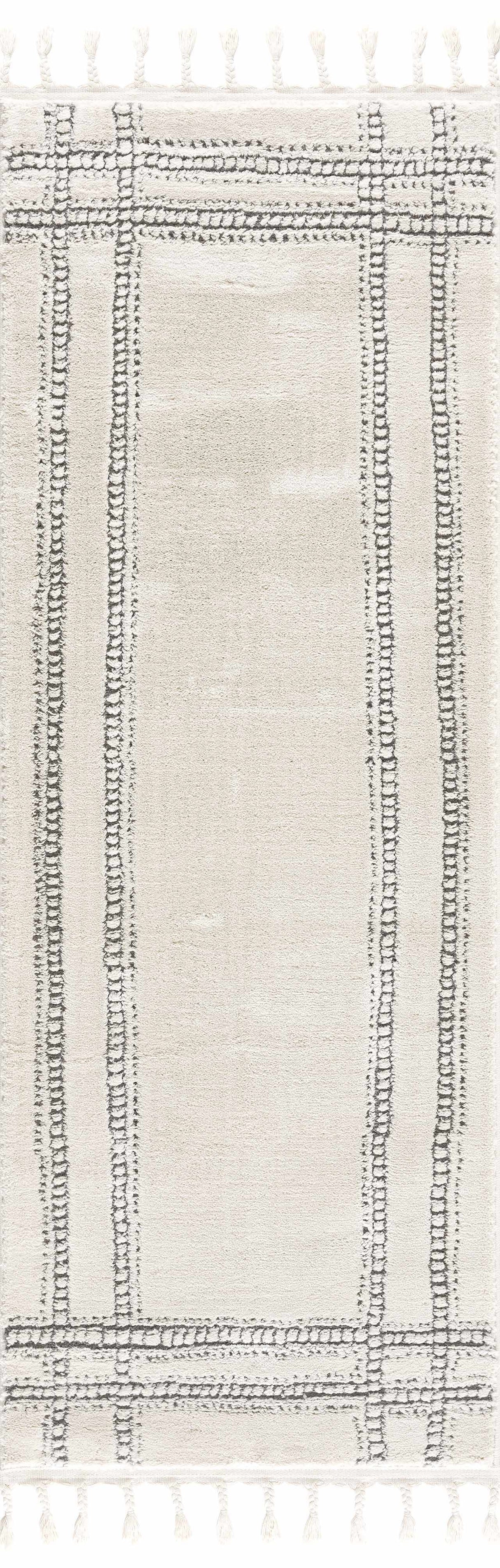 Ryuu Ivory & Gray Area Rug - Promo