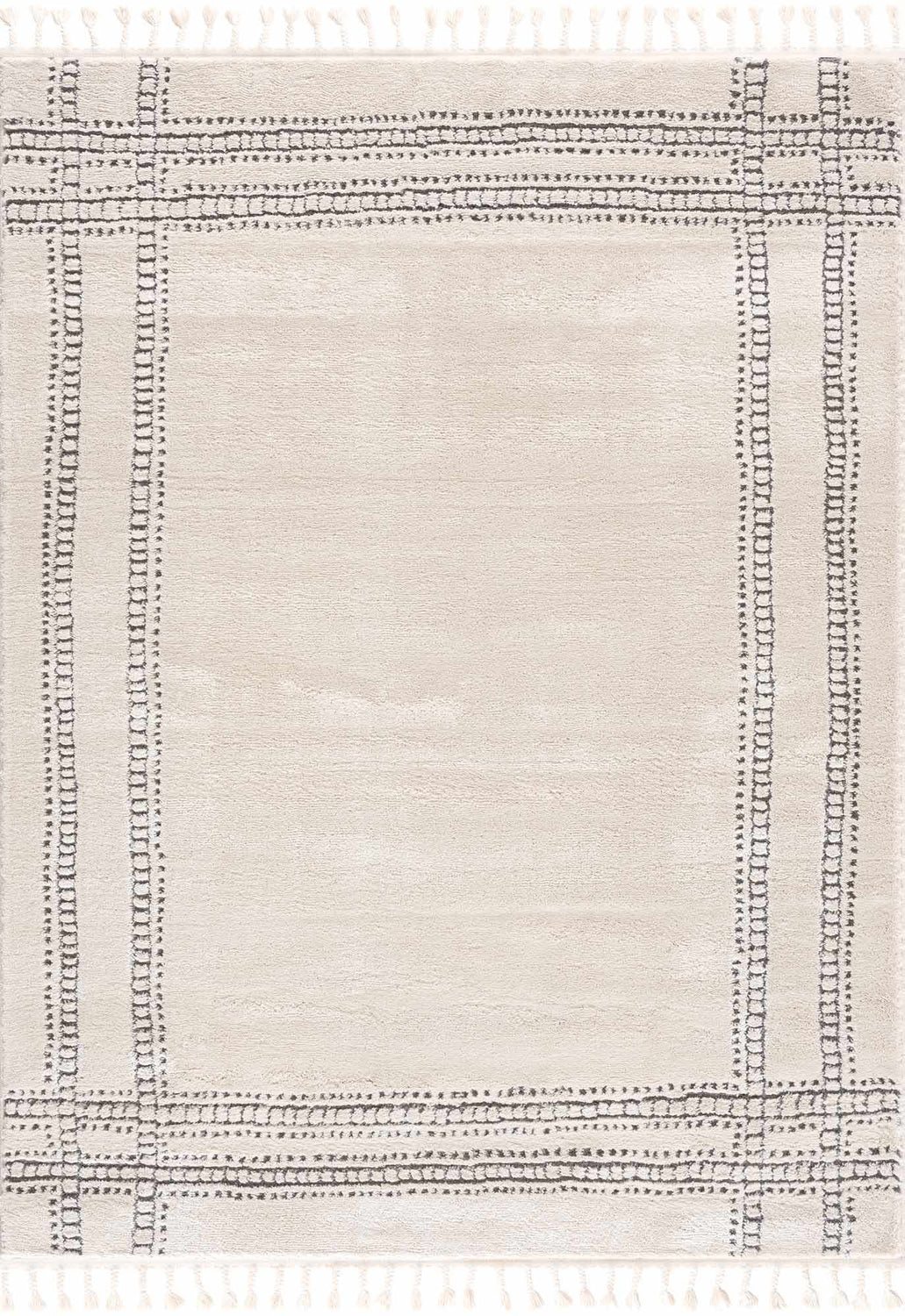 Ryuu Ivory & Gray Area Rug - Promo