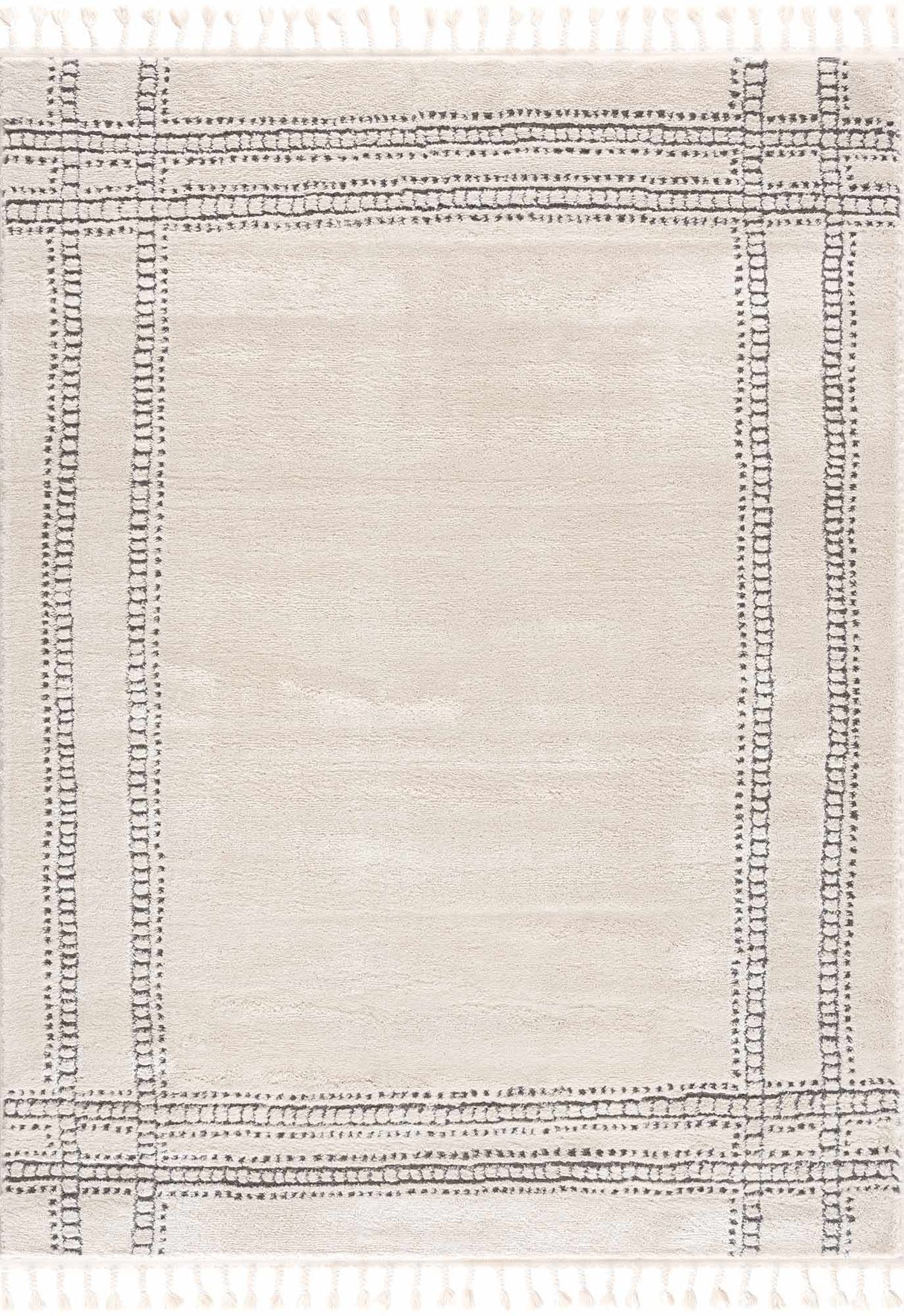 Ryuu Ivory & Gray Area Rug - Promo