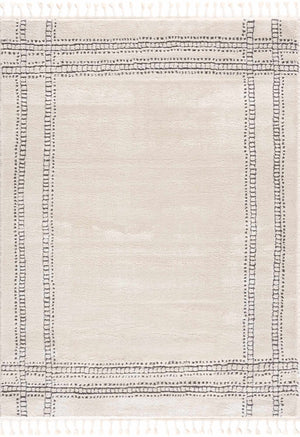 Ryuu Ivory & Gray Area Rug - Promo