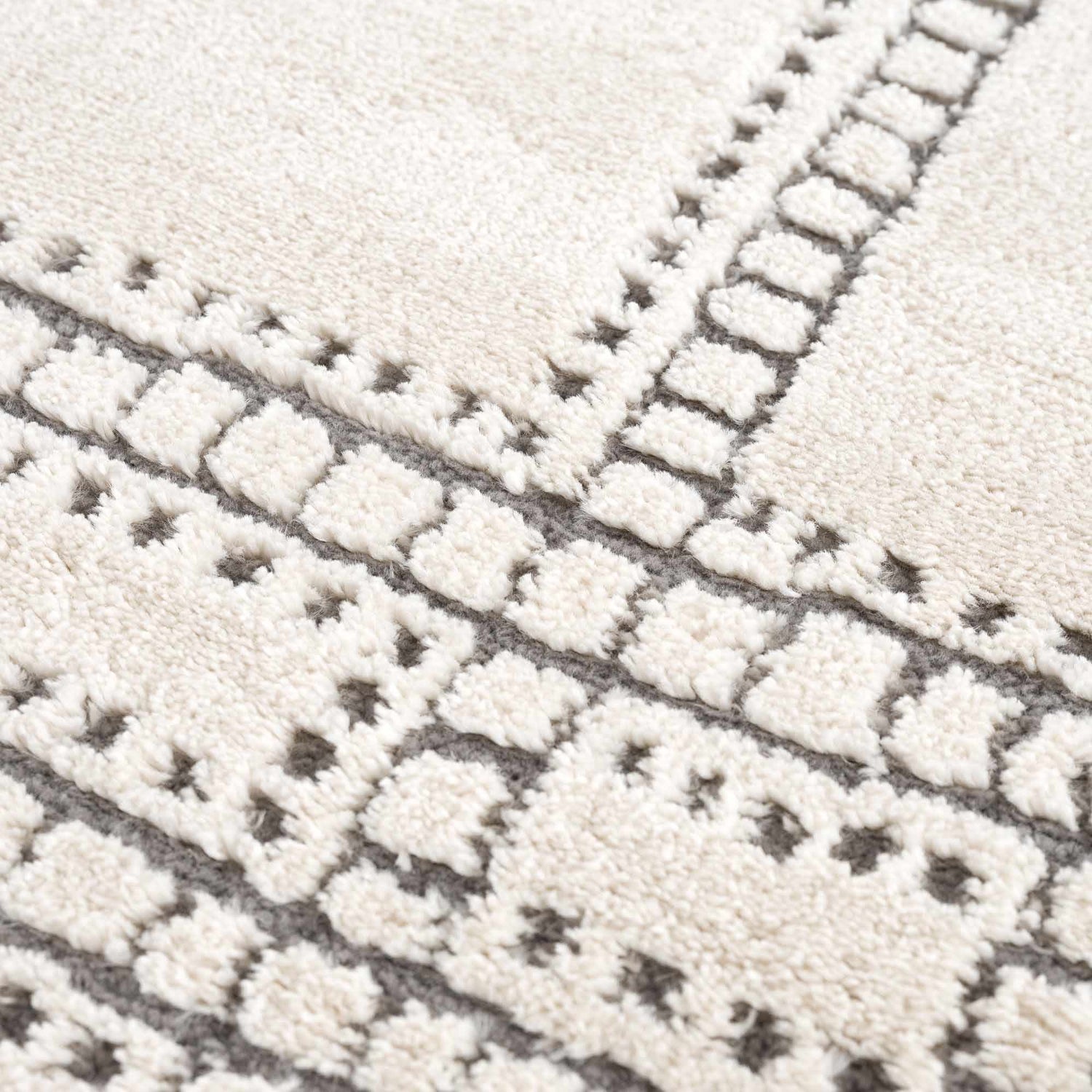 Ryuu Ivory & Gray Area Rug - Promo