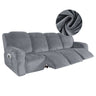 KAS Elastic Recliner Sofa Cover in Velvet Fabric - Fits 1/2/3/4 Seats - Ideal for Lazy Boy Recliner Chairs