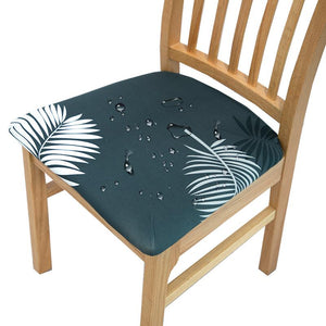 Waterproof Dining Room Chair Cover Spandex Elastic Removable Seat Covers