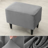 Velvet Wing Chair Cover Stretch Spandex Wingback Chair Cover Elastic Armchair Cover Sofa Covers with Seat Cushion Cover
