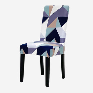 KAS Geometry Chair Cover Elastic Chair Covers Spandex Stretch Anti-dirty Removable Dining Office Chair Case