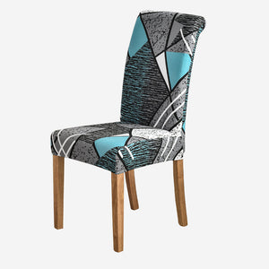 KAS Geometry Chair Cover Elastic Chair Covers Spandex Stretch Anti-dirty Removable Dining Office Chair Case
