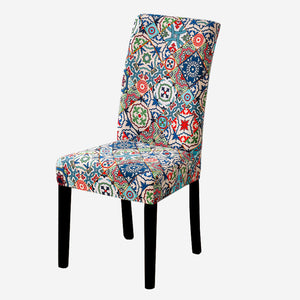 KAS Geometry Chair Cover Elastic Chair Covers Spandex Stretch Anti-dirty Removable Dining Office Chair Case
