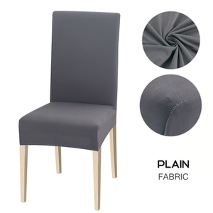 High Stretch Dining Chair Cover, 1/2/4/6pcs Jacquard Spandex Slipcover