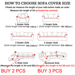 Waterproof Sofa Cover for 1 to 4 Seater Sofas and Armchairs