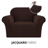 KAS Armchair Cover 4-Styles Elastic Sofa Cover Couch Covers for Living Room Stretchable Slipcover for Chairs - 1 Seater Chair Slip Cover