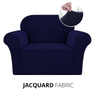 KAS Armchair Cover 4-Styles Elastic Sofa Cover Couch Covers for Living Room Stretchable Slipcover for Chairs - 1 Seater Chair Slip Cover