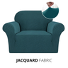 KAS Armchair Cover 4-Styles Elastic Sofa Cover Couch Covers for Living Room Stretchable Slipcover for Chairs - 1 Seater Chair Slip Cover