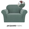 KAS Armchair Cover 4-Styles Elastic Sofa Cover Couch Covers for Living Room Stretchable Slipcover for Chairs - 1 Seater Chair Slip Cover