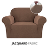 KAS Armchair Cover 4-Styles Elastic Sofa Cover Couch Covers for Living Room Stretchable Slipcover for Chairs - 1 Seater Chair Slip Cover