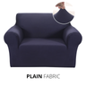 KAS Armchair Cover 4-Styles Elastic Sofa Cover Couch Covers for Living Room Stretchable Slipcover for Chairs - 1 Seater Chair Slip Cover