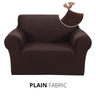 KAS Armchair Cover 4-Styles Elastic Sofa Cover Couch Covers for Living Room Stretchable Slipcover for Chairs - 1 Seater Chair Slip Cover