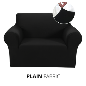 KAS Armchair Cover 4-Styles Elastic Sofa Cover Couch Covers for Living Room Stretchable Slipcover for Chairs - 1 Seater Chair Slip Cover
