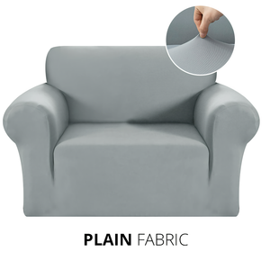 KAS Armchair Cover 4-Styles Elastic Sofa Cover Couch Covers for Living Room Stretchable Slipcover for Chairs - 1 Seater Chair Slip Cover