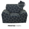 KAS Armchair Cover 4-Styles Elastic Sofa Cover Couch Covers for Living Room Stretchable Slipcover for Chairs - 1 Seater Chair Slip Cover