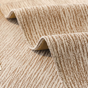 Soft Chenille Sectional Sofa Cover with Pom Pom Trim – Non-Slip Couch Protector