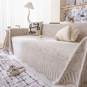 Modern Light Luxury Silky Smooth Couch Throw Protector, Washable Furniture Protector