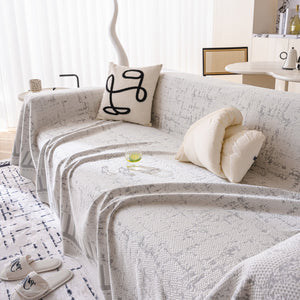 Modern Light Luxury Silky Smooth Couch Throw Protector, Washable Furniture Protector