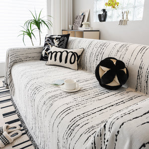 Slip Covers for Sofas, Sofa Throw Cover Soft Chenille Sofa Bed Cover, L Shaped Sectional Couch Covers
