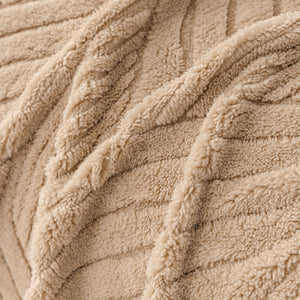 Plush Sherpa Fleece Sofa Throw Blanket, Soft & Cozy Furniture Protector for Couch