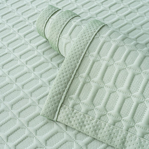Geometric Textured Couch Slipcover Protector Non-Slip Ice Silk Sofa Cover for Couch