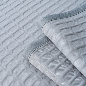 Geometric Textured Couch Slipcover Protector Non-Slip Ice Silk Sofa Cover for Couch