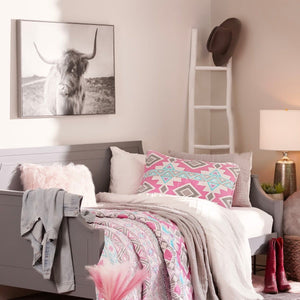 Diamond Clip Jacquard Duvet Cover 3 Piece Set