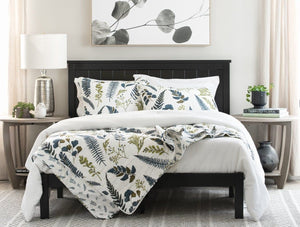 Haniya Solid Waffle Woven Cotton Textured Comforter Set
