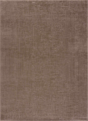 Leanna Light Brown Washable Area Rug