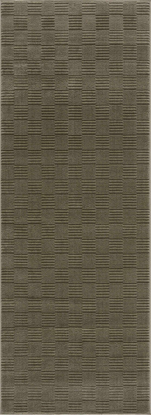 Kazuma Green Washable Area Rug