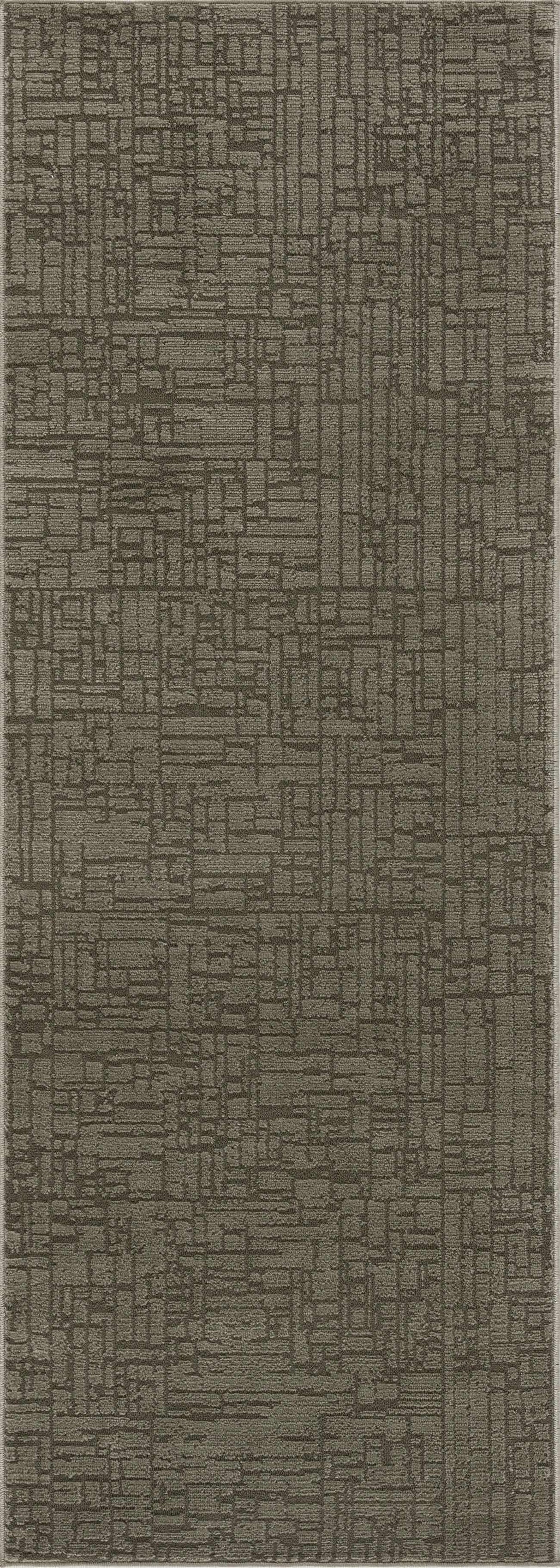 Leanna Green Washable Area Rug
