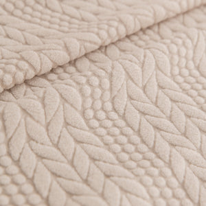 High Stretch Wheat Ear Embossed Textured Couch Slipcover, Water Repellent Sofa Cover