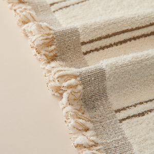 Chenille Striped Floral Couch Cover Sofa Slipcover for Most Shape Sofas, Reversible Sofa Throw Cover