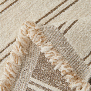 Chenille Striped Floral Couch Cover Sofa Slipcover for Most Shape Sofas, Reversible Sofa Throw Cover