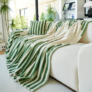 Warm Faux Fur Luxury Sofa Throw Blankets, Soft Cozy Thick Plush Shaggy Blankets for Couch Chair Bed