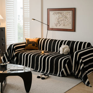 Bohemian Striped Sofa Cover, Decor Woven Throw for Couch, Loveseat, or Sectional