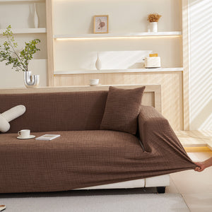 Embossed Lines Couch Covers Stretchable Non-Slip & Washable Sofa Slipcovers