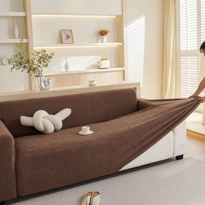 Embossed Lines Couch Covers Stretchable Non-Slip & Washable Sofa Slipcovers