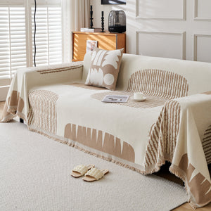 Soft Cozy Chenille Sofa Throw Blanket and Sectional Seat Covers, Scratch Resistant Sofa Couch Covers