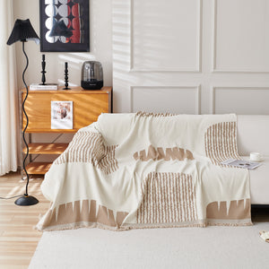 Soft Cozy Chenille Sofa Throw Blanket and Sectional Seat Covers, Scratch Resistant Sofa Couch Covers