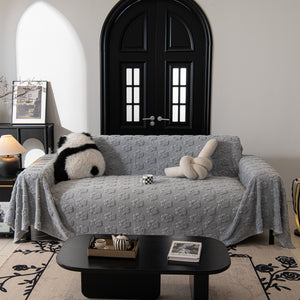 Plush Jacquard Blankets for The Sofa Soft Slipcover Sectional Cover Throws for Sofas