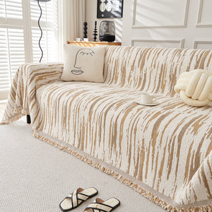 Reversible Sofa Throw Blanket, Couch Cover Sofa Slipcover for Most Shape Sofas