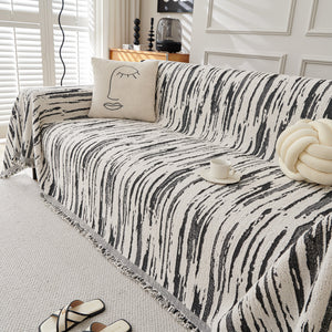 Reversible Sofa Throw Blanket, Couch Cover Sofa Slipcover for Most Shape Sofas