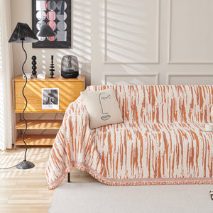 Reversible Sofa Throw Blanket, Couch Cover Sofa Slipcover for Most Shape Sofas